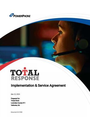 [Implementation & Service Agreement]