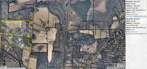 [Map: Wild Adventures and Briggston Road in Lowndes County Tax Assessors Map]
