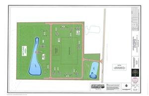 [Campus map with Wetland Area]