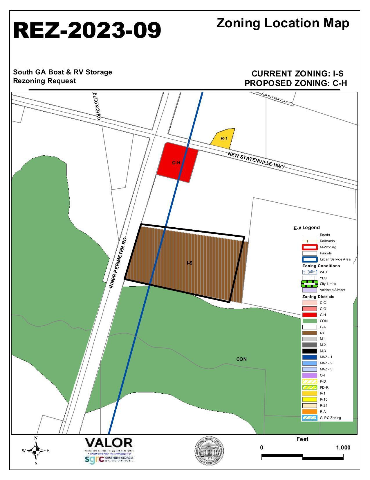 Zoning Location Map