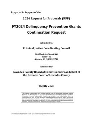 [FY2024 Delinquency Prevention Grants Continuation Request]