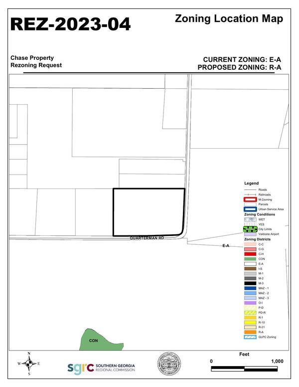 Zoning Location Map