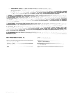 [D. Counterparts. This Amendment may be executed in any number of counterparts and by different parties on separate counterparts and all of such]