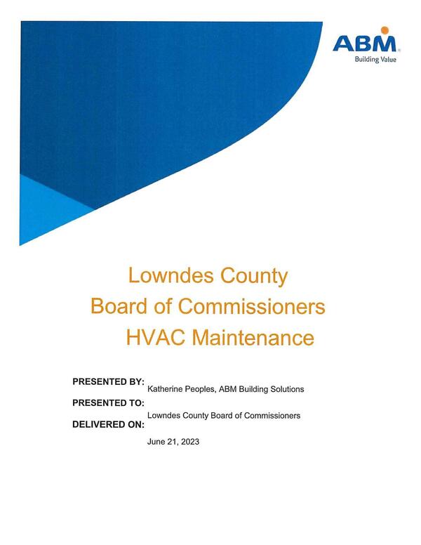 ABM HVAC Maintenance Agreement