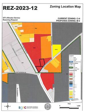 [Zoning Location Map]