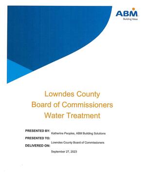 [ABM Water Treatment Agreement]