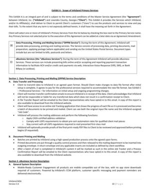 [Section 1. Data Processing, Printing and Mailing (DPPM) Service Description]