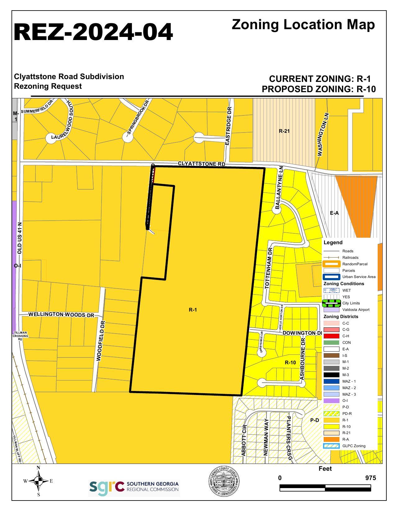 Zoning Location Map