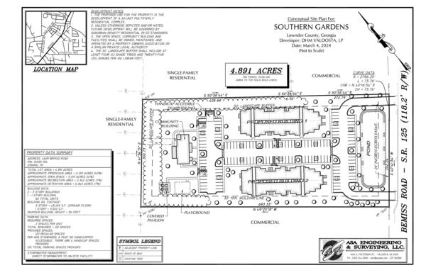 2024-03-04 Conceptual Site Plan For: SOUTHERN GARDENS