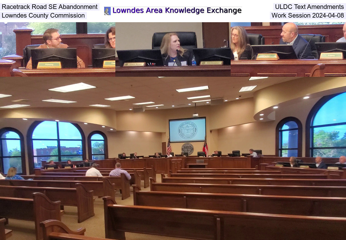 [LAKE Videos: Racetrack Road SE Abandonment and ULDC Text Amendments @ LCC Work 2024-04-08]