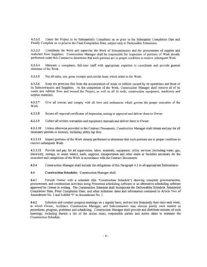 [4.3.3.7 Give all notices and comply with all laws and ordinances which govern the proper execution of the]