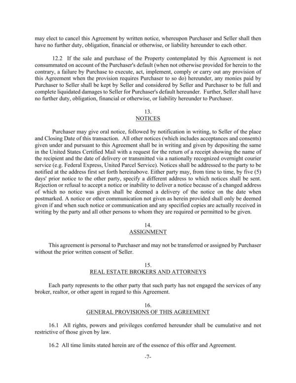 may elect to cancel this Agreement by written notice, whereupon Purchaser and Seller shall then