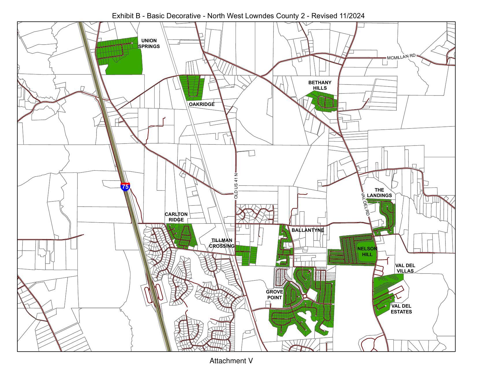 Exhibit B - Basic Decorative - North West Lowndes County 2 - Revised 11/2024
