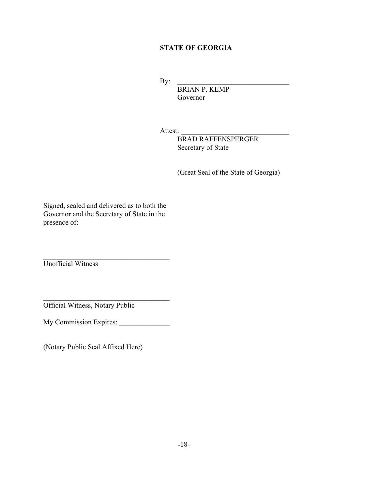 Signed, sealed,* and delivered
