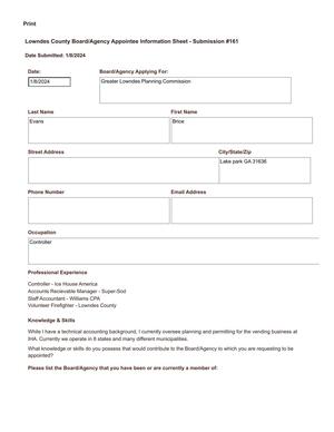 [Evans Brice application]