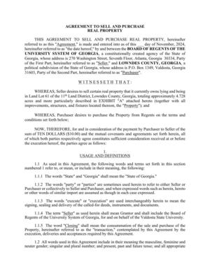 [THIS AGREEMENT TO SELL AND PURCHASE REAL PROPERTY, hereinafter]