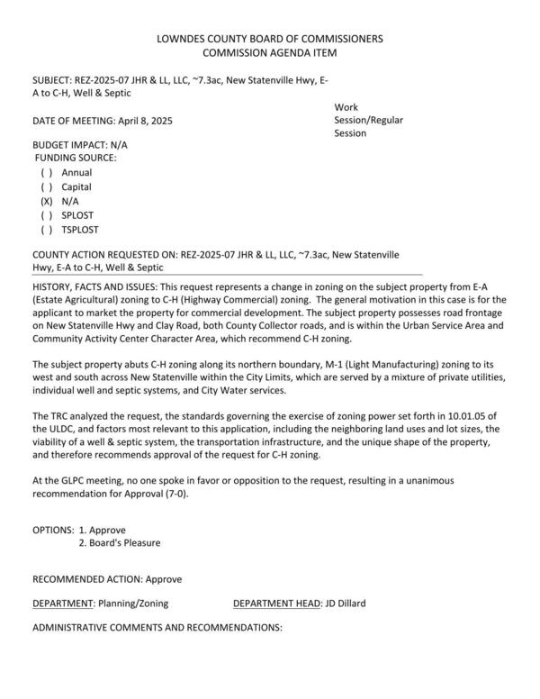[to market the property for commercial development. GLPC recommended approval 7:0.]