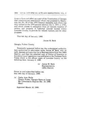 [District, and that the attached copy of Notice of Intention to]