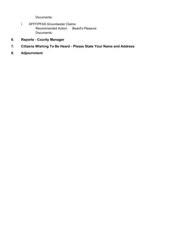 Hightower Road, SPLOST IX, TREES Act, AFFF/PFAS Groundwater Claims