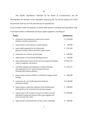 [Lowndes County Project List]