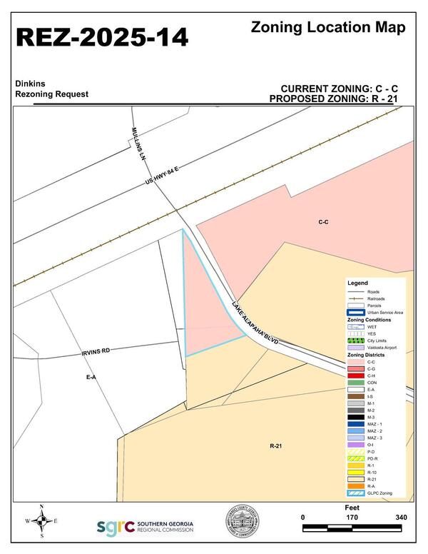 [Zoning Location Map]