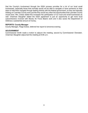 [ADJOURNMENT]