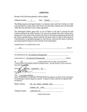 [Addenda]
