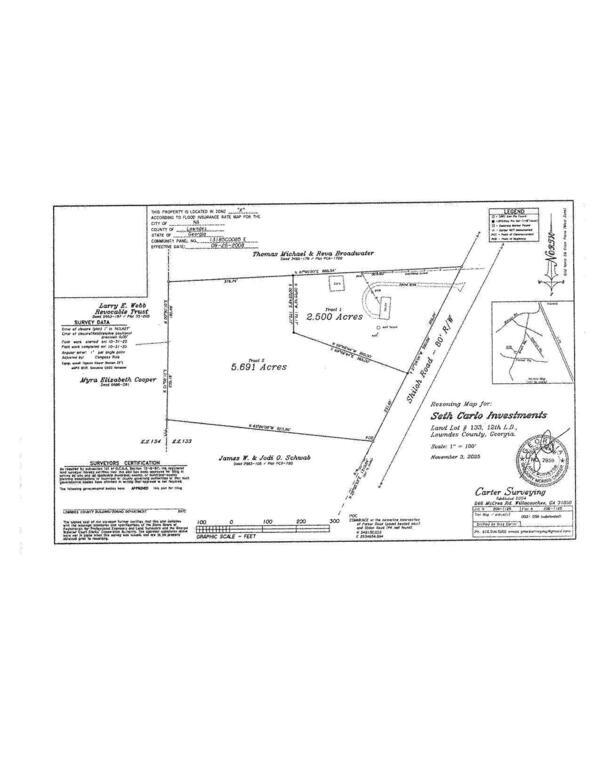 Rezoning Map for Seth Carlo Investments