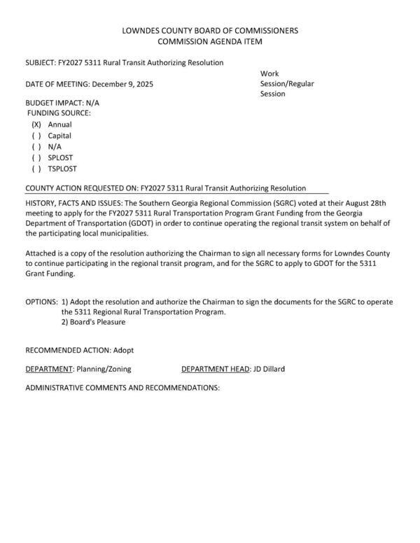 [to continue operating the regional transit system on behalf of the participating local municipalities.]