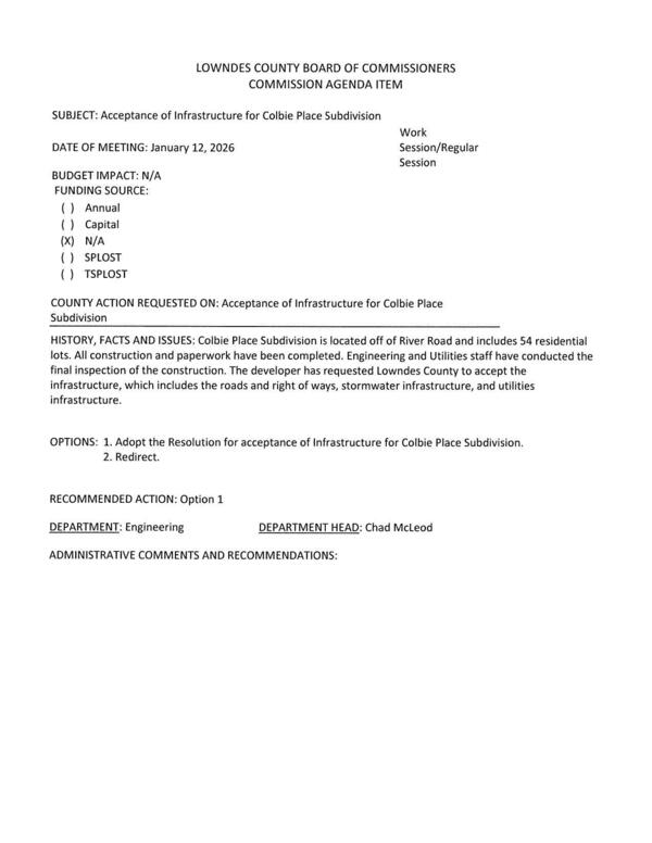 [River Road, 54 lots]