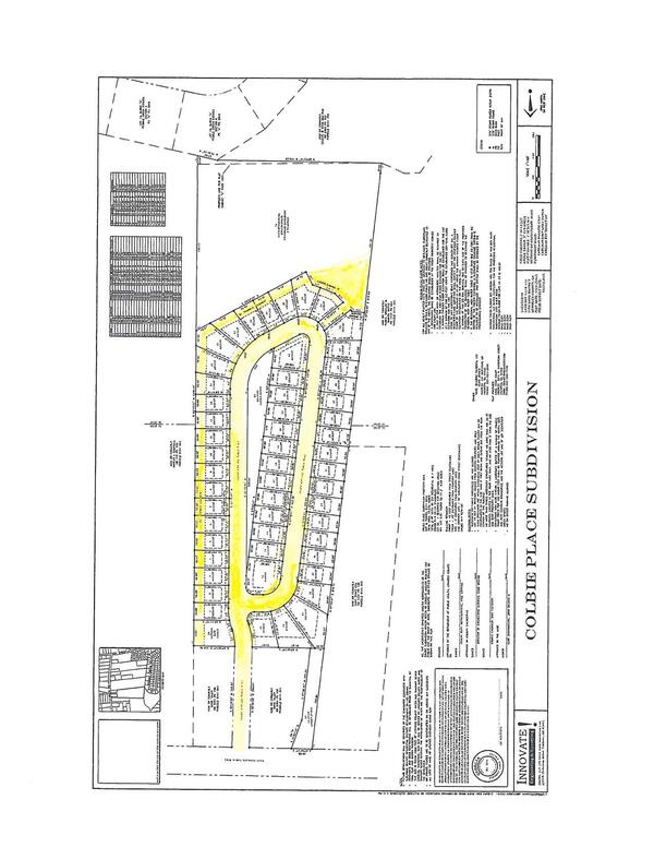 Map: Colbie Place Subdivision