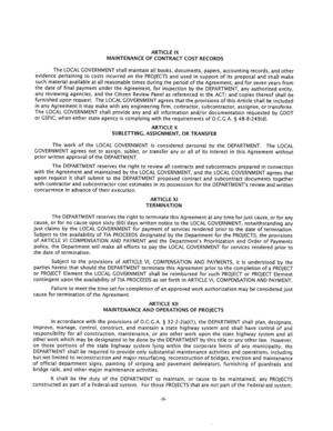 [cause, or for no cause upon sixty (60) days written notice to the LOCAL GOVERNMENT, notwithstanding any]