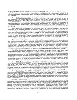 [notice to proceed to the LOCAL GOVERNMENT to stake the ROW and proceed with all pre-acquisition ROW]