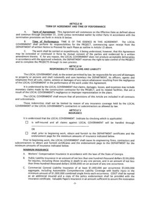 [DEPARTMENT of written Notice to Proceed for each Phase as outline in Article I.D above.]