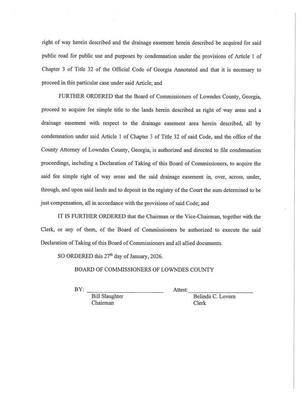 Chapter 3 of Title 32 of the Official Code of Georgia Annotated and that it is necessary to