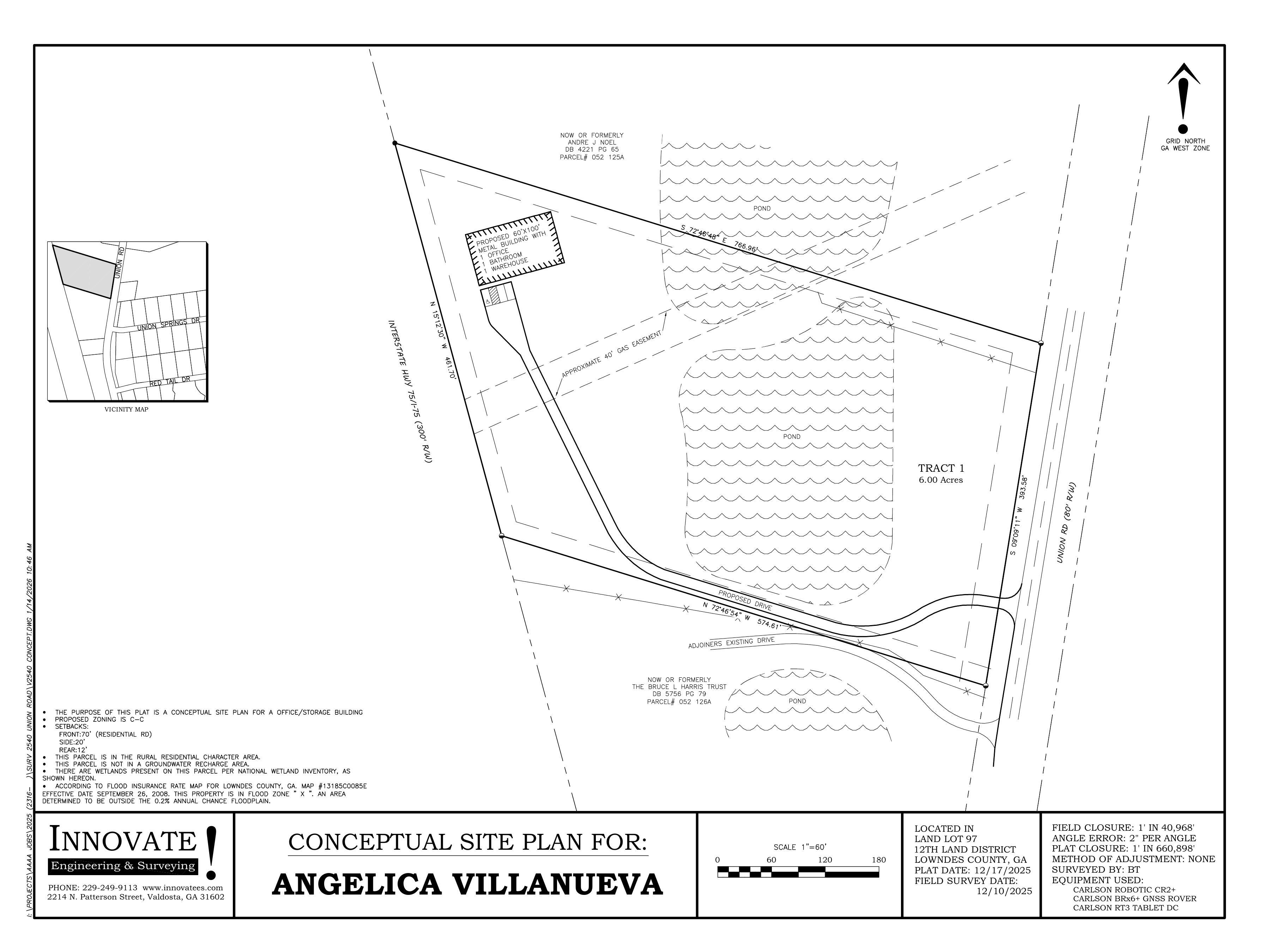 Conceptual Site Plan for: Angelica Villanueva