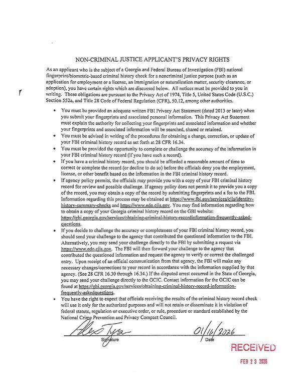 adoption), you have certain rights which are discussed below. All notices must be provided to you in