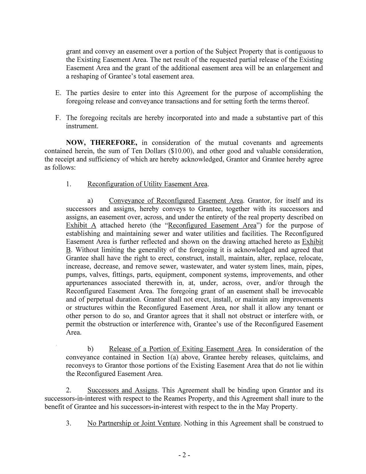 NOW, THEREFORE, in consideration of the mutual covenants and agreements