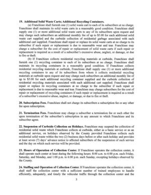 [at least seven (7) days’ advance notice to affected subscribers of the suspension of such service]