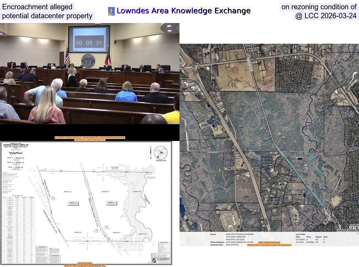 [Encroachment alleged on rezoning condition of potential datacenter property @ LCC 2026-03-24]