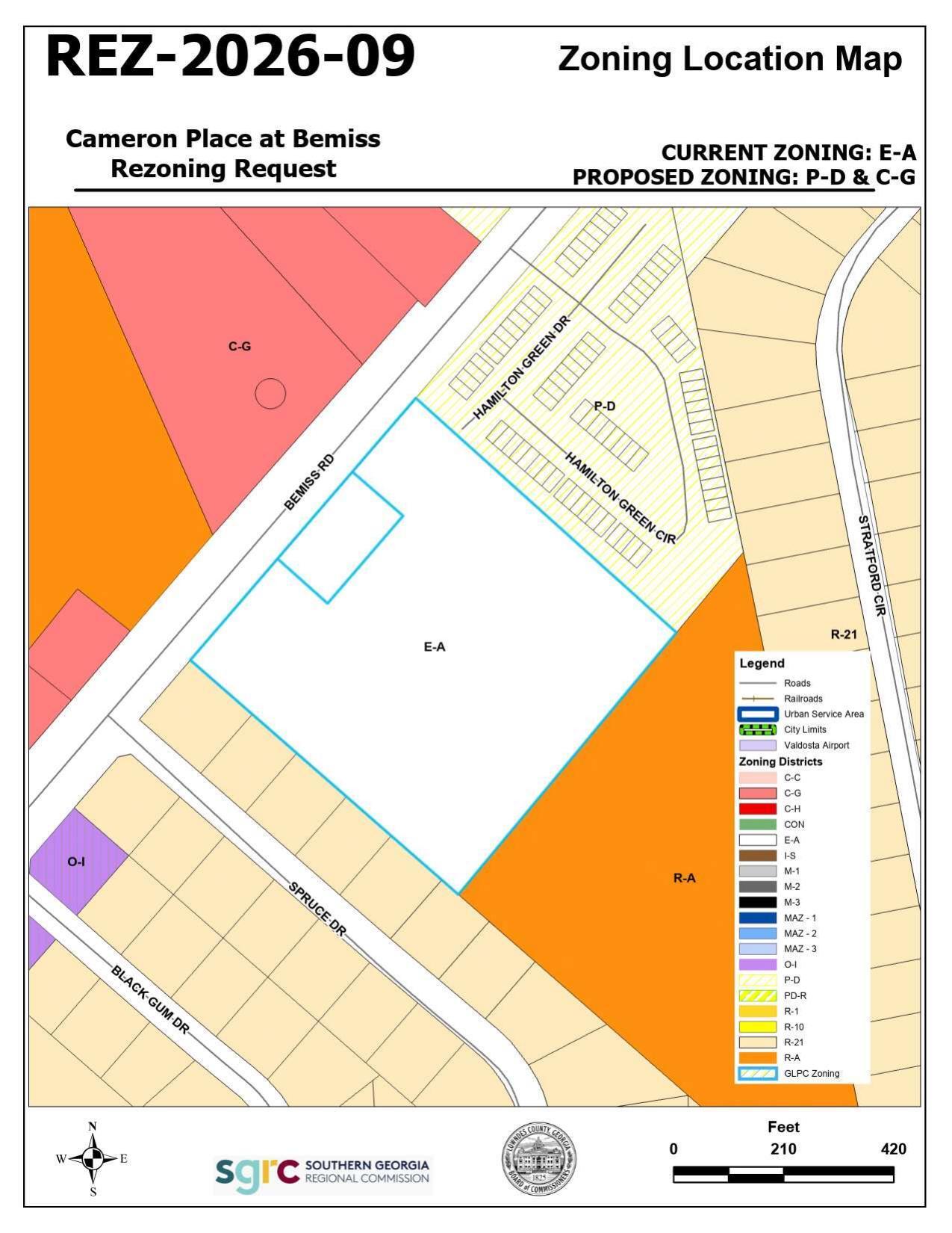 Zoning Location Map