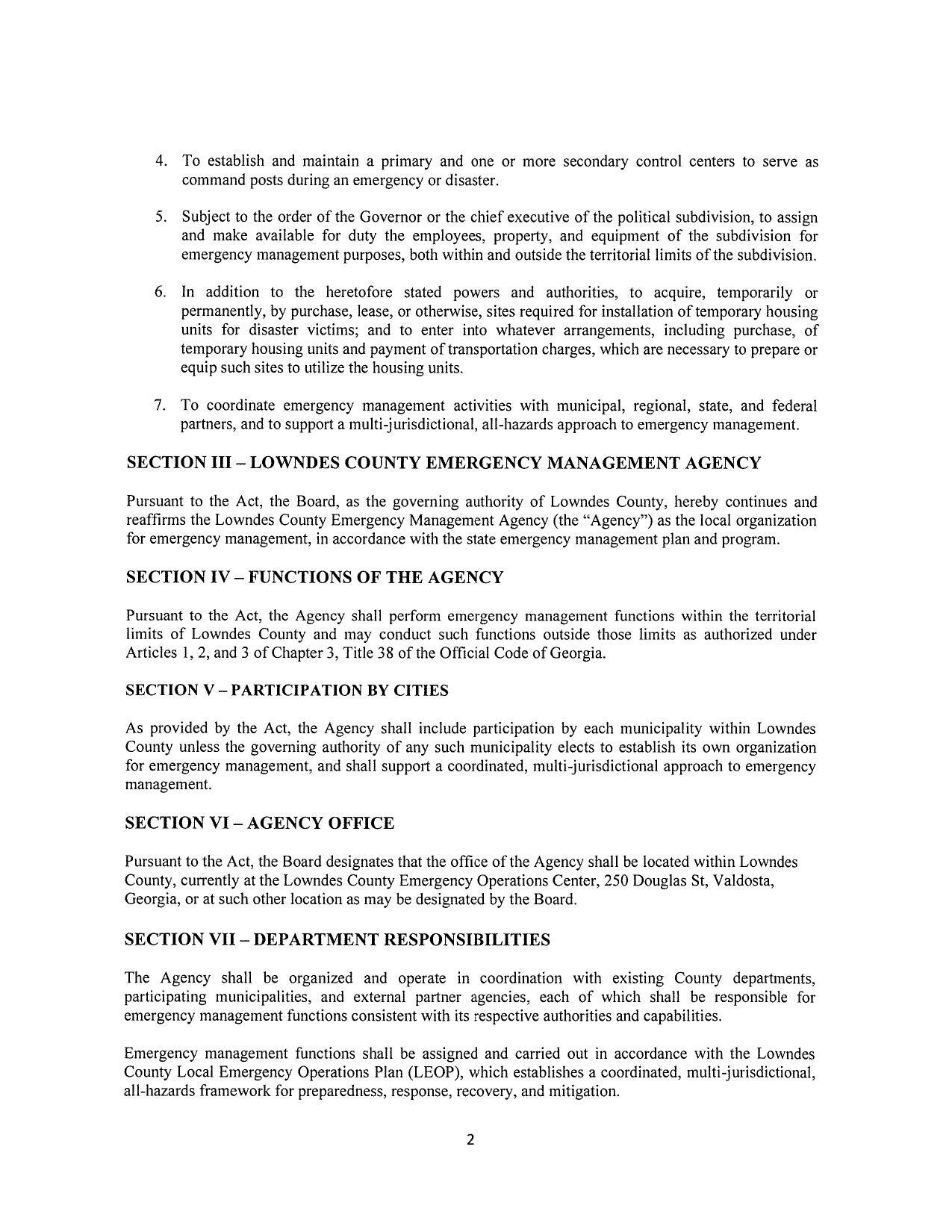 Articles 1, 2, and 3 of Chapter 3, Title 38 of the Official Code of Georgia.