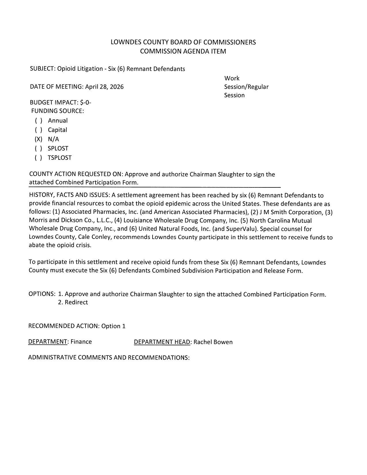 These defendants are as follows: (1) Associated Pharmacies, Inc. (and American Associated Pharmacies), (2) J M Smith Corporation, (3) Morris and Dickson Co., L.L.C., (4) Louisiance Wholesale Drug Company, Inc. (5) North Carolina Mutual Wholesale Drug Company, Inc., and (6) United Natural Foods, Inc. (and SuperValu).