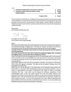 [Scott Sigler, MS, PG, CPG, LWC, Vice President and Principal Geologist]