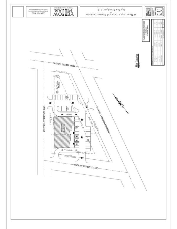 Proposal Footprint, A New Liquor Store & Tenant Spaces for Kay Ma Khodiyar LLC