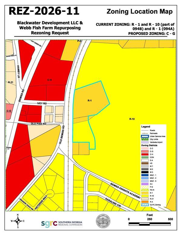 Zoning Location Map