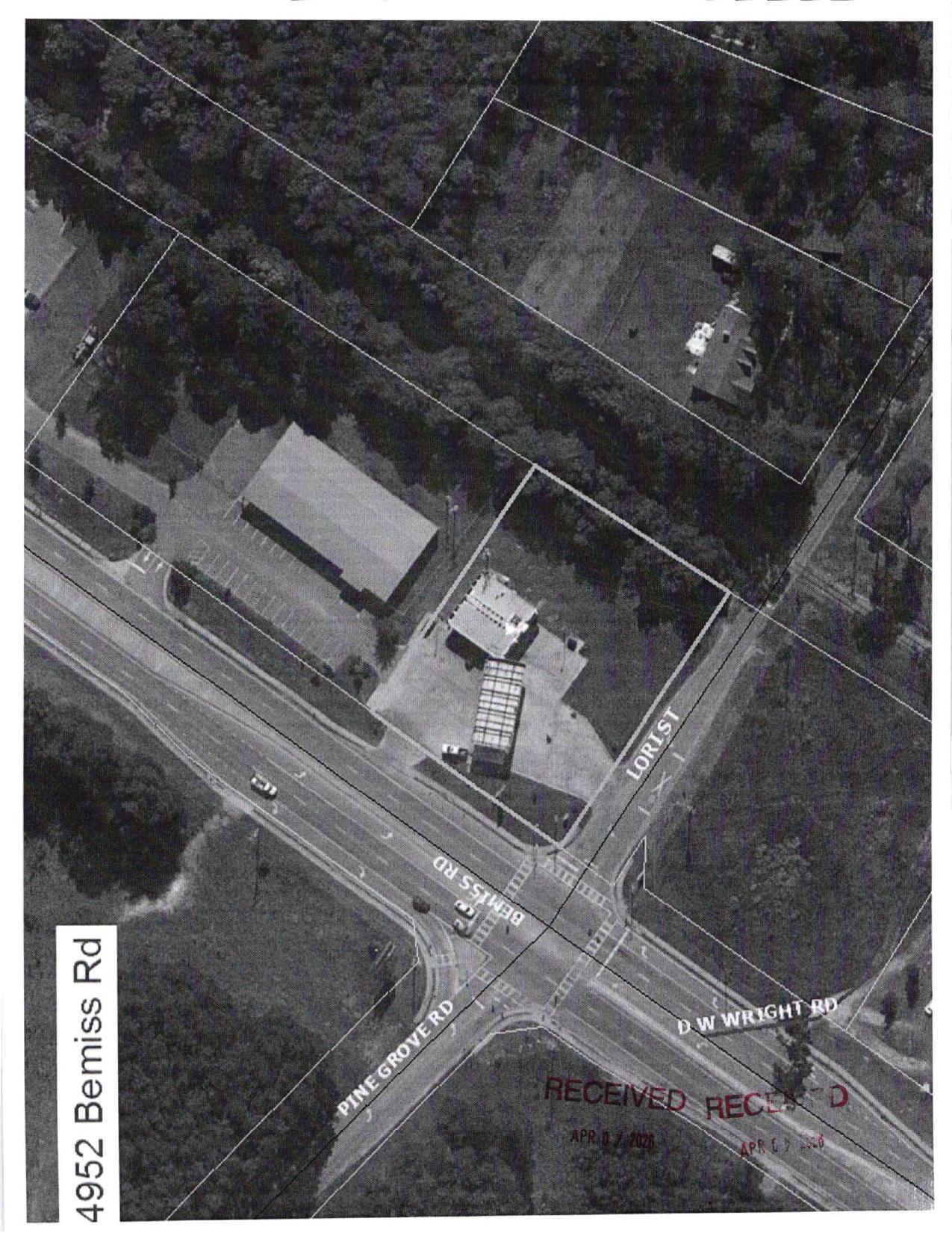 Map: 4952 Bemiss Road @ Pine Grove Road & Lori Street