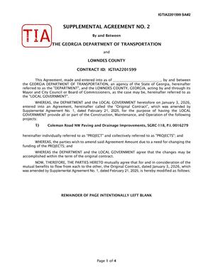 [SUPPLEMENTAL AGREEMENT NO. 2]