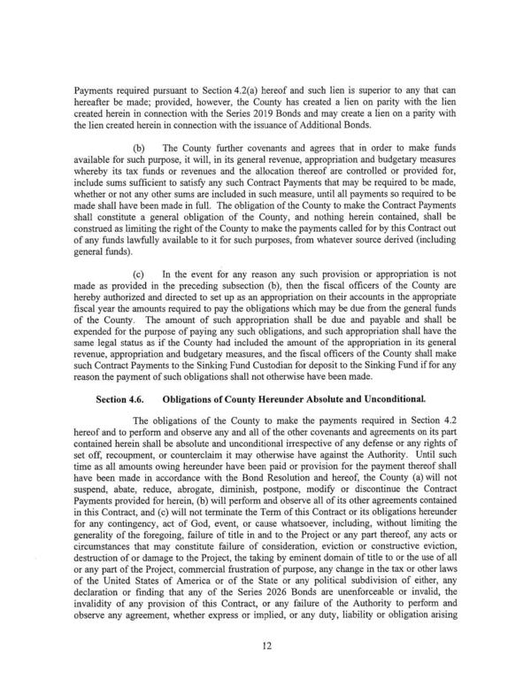 Payments required pursuant to Section 4.2(a) hereof and such lien is superior to any that can