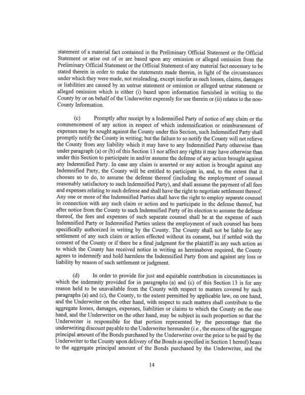 (c) Promptly after receipt by a Indemnified Party of notice of any claim or the